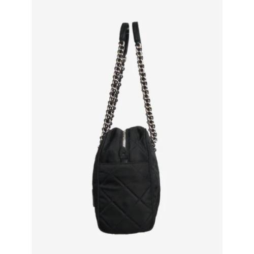 Pre-owned Nylon shoulder-bags Prada Vintage , Black , Dames