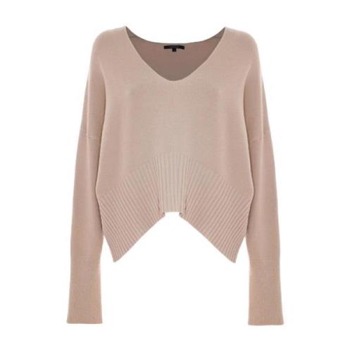 Gedrapeerd Beige Trui Kocca , Beige , Dames