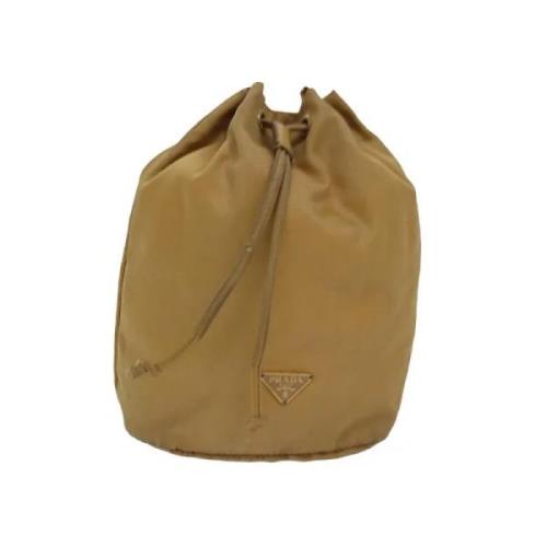 Pre-owned Nylon prada-bags Prada Vintage , Beige , Dames