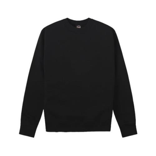 Heren Crewneck Sweatshirt Zwart Colmar , Black , Heren