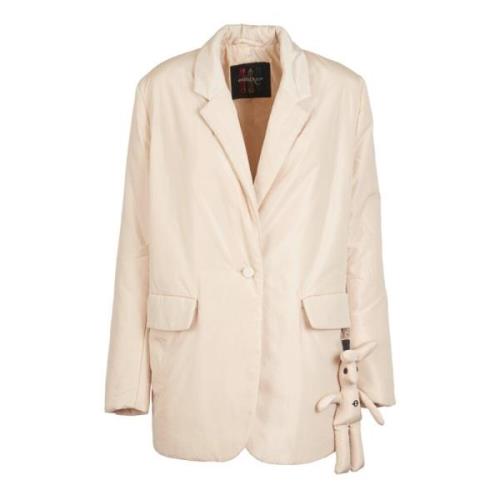 Beige Puffer Jas Ottod'Ame , Beige , Dames