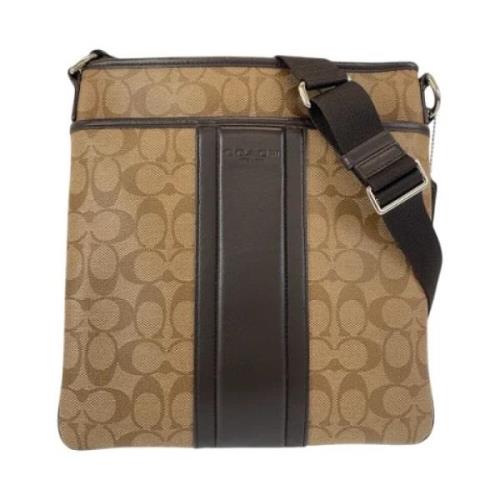 Pre-owned Canvas shoulder-bags Coach Pre-owned , Beige , Dames