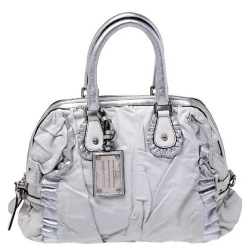 Pre-owned Leather handbags Dolce & Gabbana Pre-owned , Gray , Dames