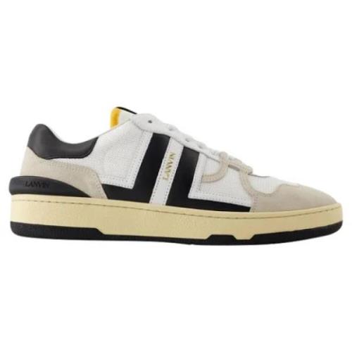 Leather sneakers Lanvin , White , Heren