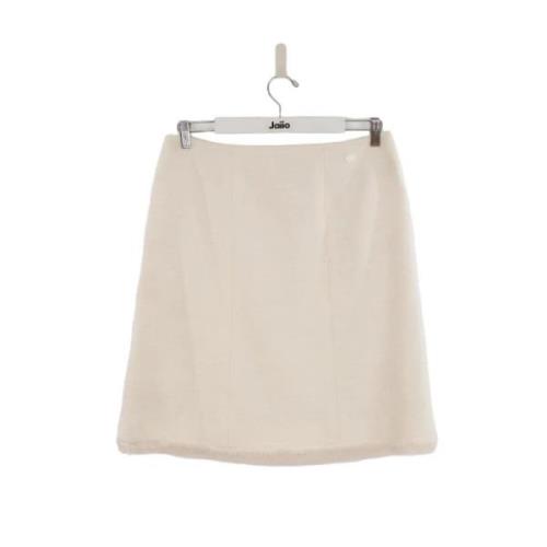 Pre-owned Silk bottoms Chanel Vintage , White , Dames