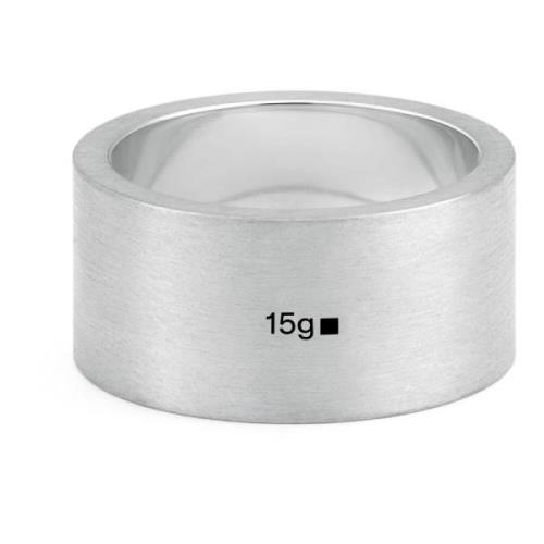 Lint Ring Gemaakt in Frankrijk Le Gramme , Gray , Unisex