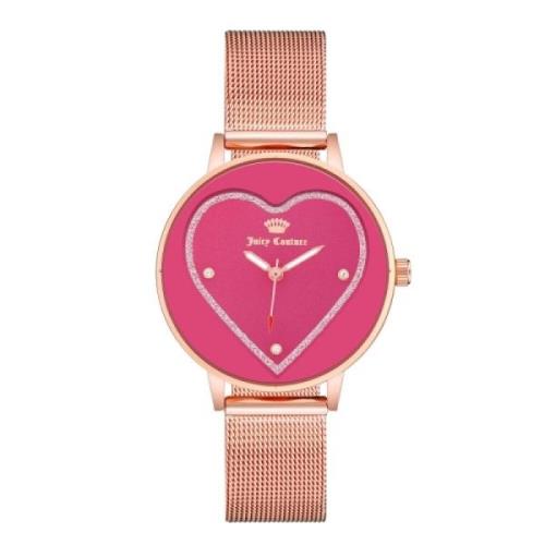 Roze Dameshorloge Roestvrij Staal Juicy Couture , Pink , Dames