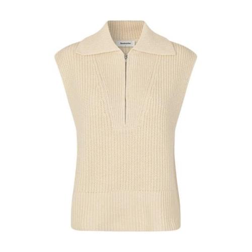 Spencer Vest Modström , Beige , Dames