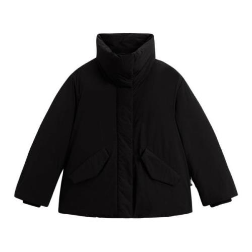 Stijlvolle Winterjassen Woolrich , Black , Dames