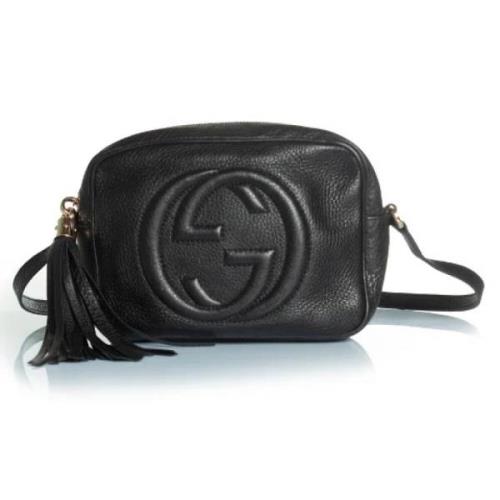 Pre-owned Leather gucci-bags Gucci Vintage , Black , Dames