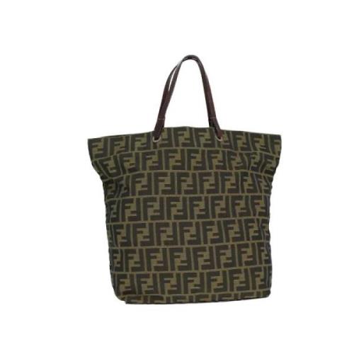 Pre-owned Canvas totes Fendi Vintage , Brown , Dames