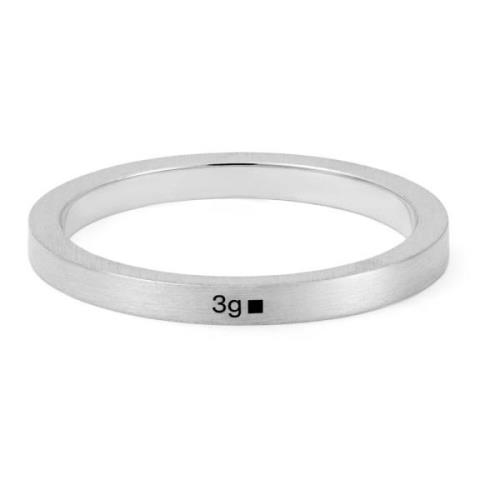 Lint Ring Gemaakt in Frankrijk Le Gramme , Gray , Unisex