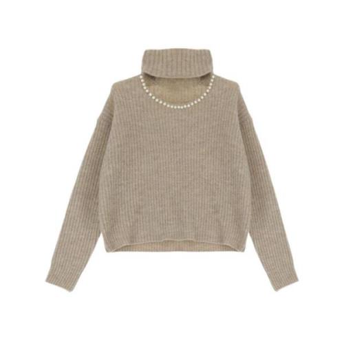 Stijlvolle coltrui Dixie , Beige , Dames