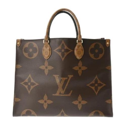 Pre-owned Canvas louis-vuitton-bags Louis Vuitton Vintage , Brown , Da...