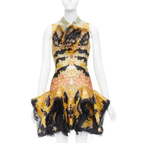 Pre-owned Silk dresses Alexander McQueen Pre-owned , Multicolor , Dame...