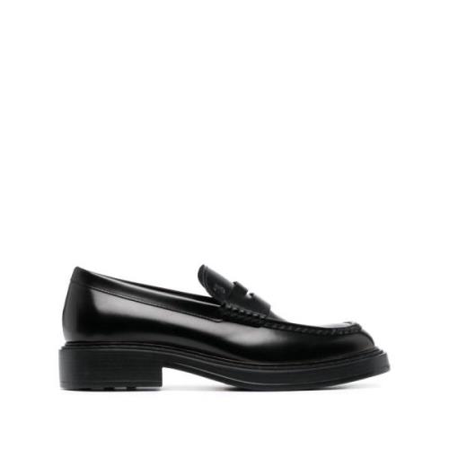 Zwarte platte schoenen Calgary Tod's , Black , Heren