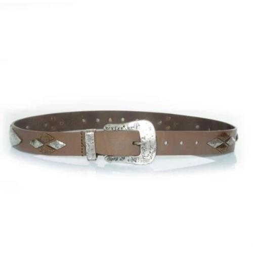 Pre-owned Leather belts Isabel Marant Pre-owned , Brown , Dames