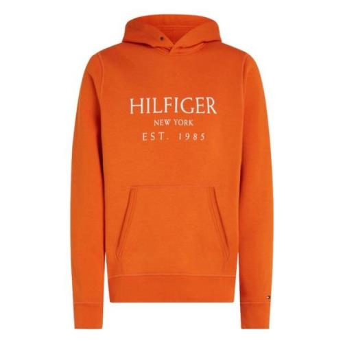 Bonfire Orange Hoodie Tommy Hilfiger , Orange , Heren