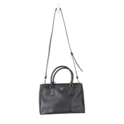 Pre-owned Leather prada-bags Prada Vintage , Black , Dames