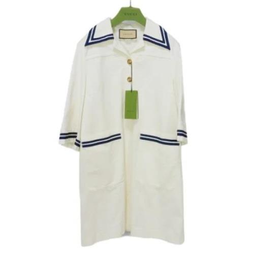 Pre-owned Cotton dresses Gucci Vintage , White , Dames