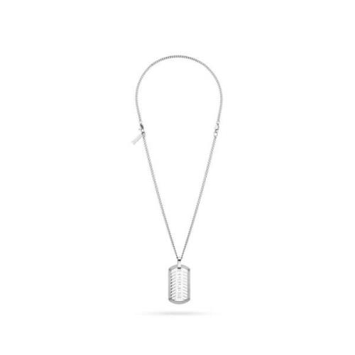 Ketting Mannen Zilver 500+200mm Lattitude Peagn2211711 Police , Gray ,...