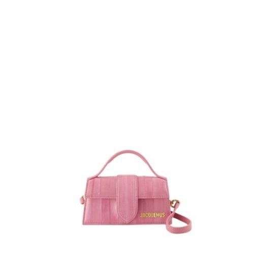 Lichtroze Leren Crossbody Tas Jacquemus , Pink , Dames