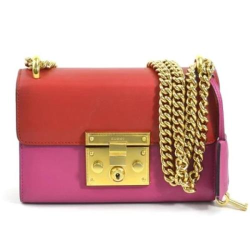 Pre-owned Leather gucci-bags Gucci Vintage , Pink , Dames