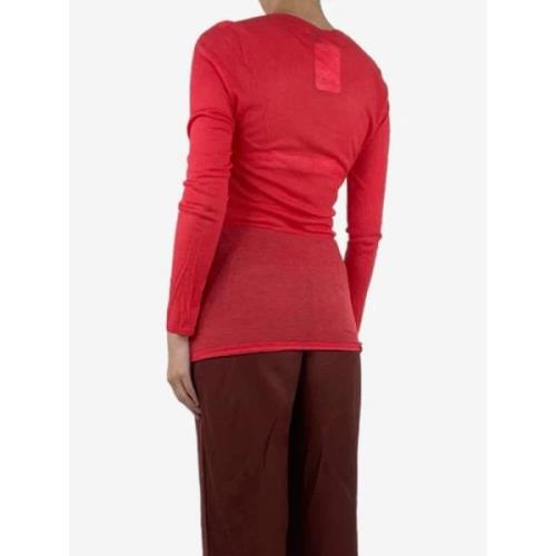 Pre-owned Cashmere tops Moncler Pre-owned , Red , Dames