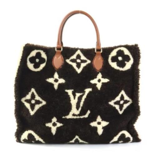 Pre-owned Fabric louis-vuitton-bags Louis Vuitton Vintage , Brown , Da...