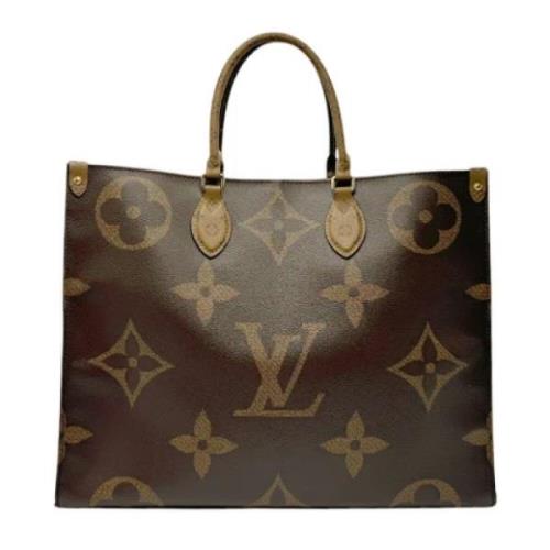 Pre-owned Canvas louis-vuitton-bags Louis Vuitton Vintage , Brown , Da...