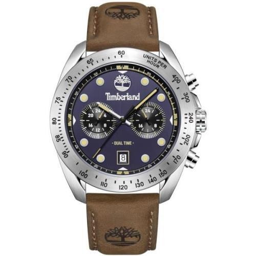 Heren Multifunctioneel Horloge Zilver Bruin Tdwgf2230503 Timberland , ...