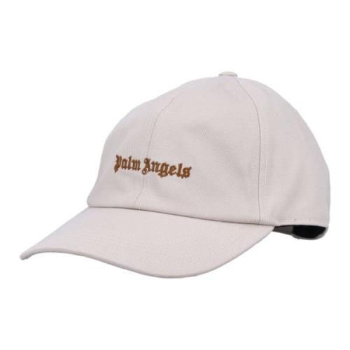 Licht Beige Klassieke Logo Pet Palm Angels , Beige , Heren