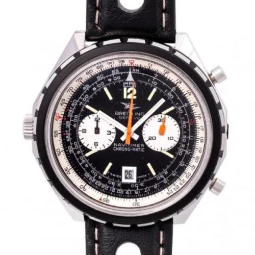 Pre-owned Stainless Steel watches Breitling Pre-owned , Black , Heren