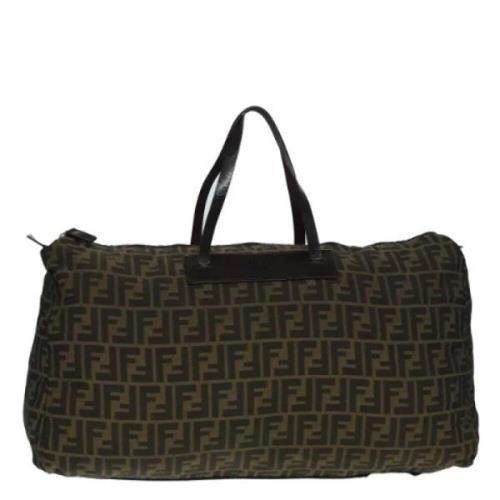 Pre-owned Canvas travel-bags Fendi Vintage , Brown , Dames