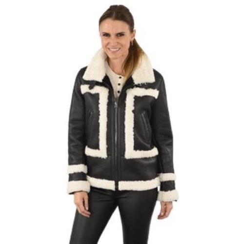 Zwarte Schapen Bomberjack La Canadienne , Black , Dames