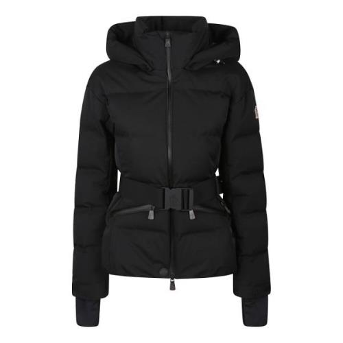 Warme Donsjas voor Koud Weer Moncler , Black , Dames