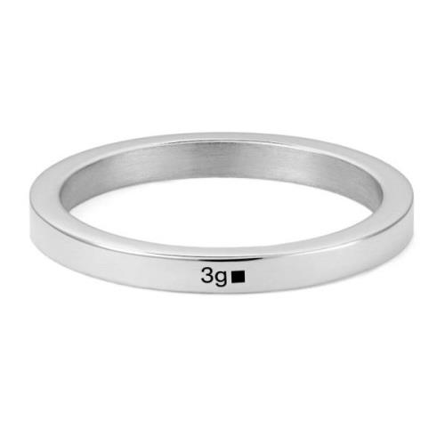 Lint Ring Handgemaakt in Frankrijk Le Gramme , Gray , Unisex