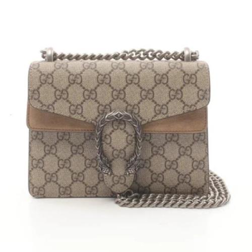 Pre-owned Fabric gucci-bags Gucci Vintage , Beige , Dames