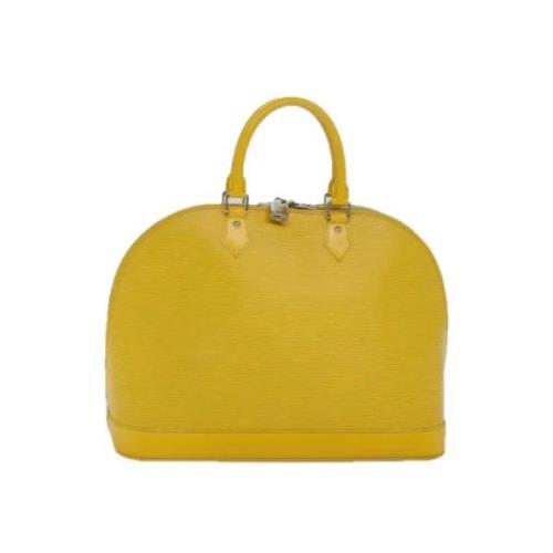 Pre-owned Leather louis-vuitton-bags Louis Vuitton Vintage , Yellow , ...