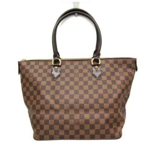 Pre-owned Canvas louis-vuitton-bags Louis Vuitton Vintage , Brown , Da...