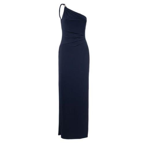 EEN Schouder Jurk Ralph Lauren , Blue , Dames