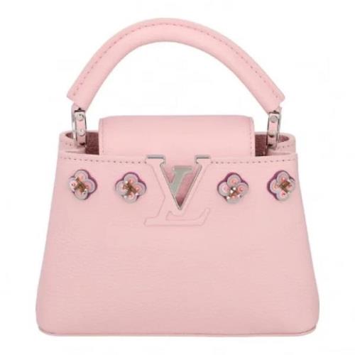 Pre-owned Leather handbags Louis Vuitton Vintage , Pink , Dames