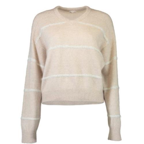 Luxe Sweaters Collectie Brunello Cucinelli , Beige , Dames