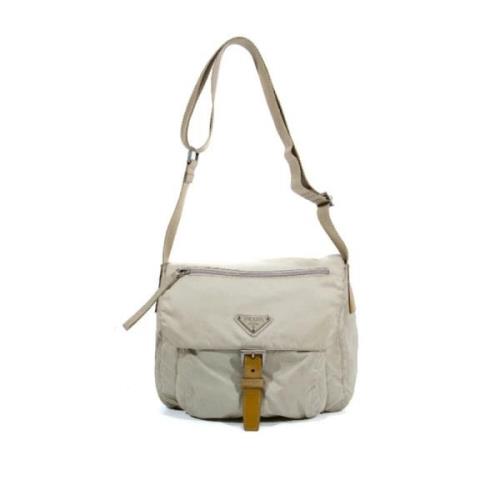 Pre-owned Nylon prada-bags Prada Vintage , Beige , Dames