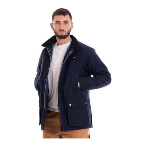 Heren Bedale Stijl Jas Barbour , Blue , Heren