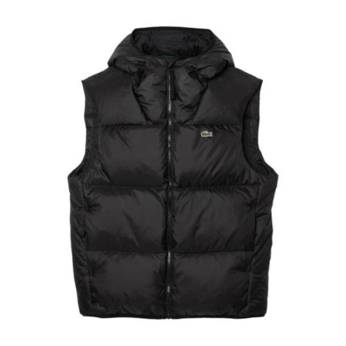 Zwarte Herenjassen Lacoste , Black , Heren