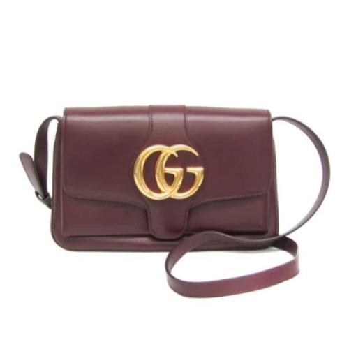 Pre-owned Leather gucci-bags Gucci Vintage , Red , Dames