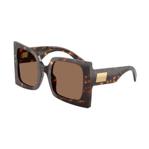 Nieuwe Zonnebril Dg4490 502/73 Collectie 2024 Dolce & Gabbana , Brown ...