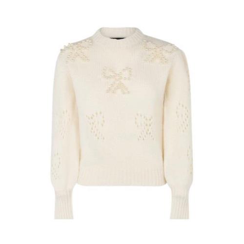 Dames Bloom Trui MC2 Saint Barth , Beige , Dames