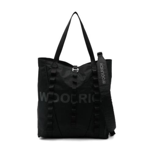 Zwarte Waterdichte X-Pac® Tas met Handvatten Woolrich , Black , Heren